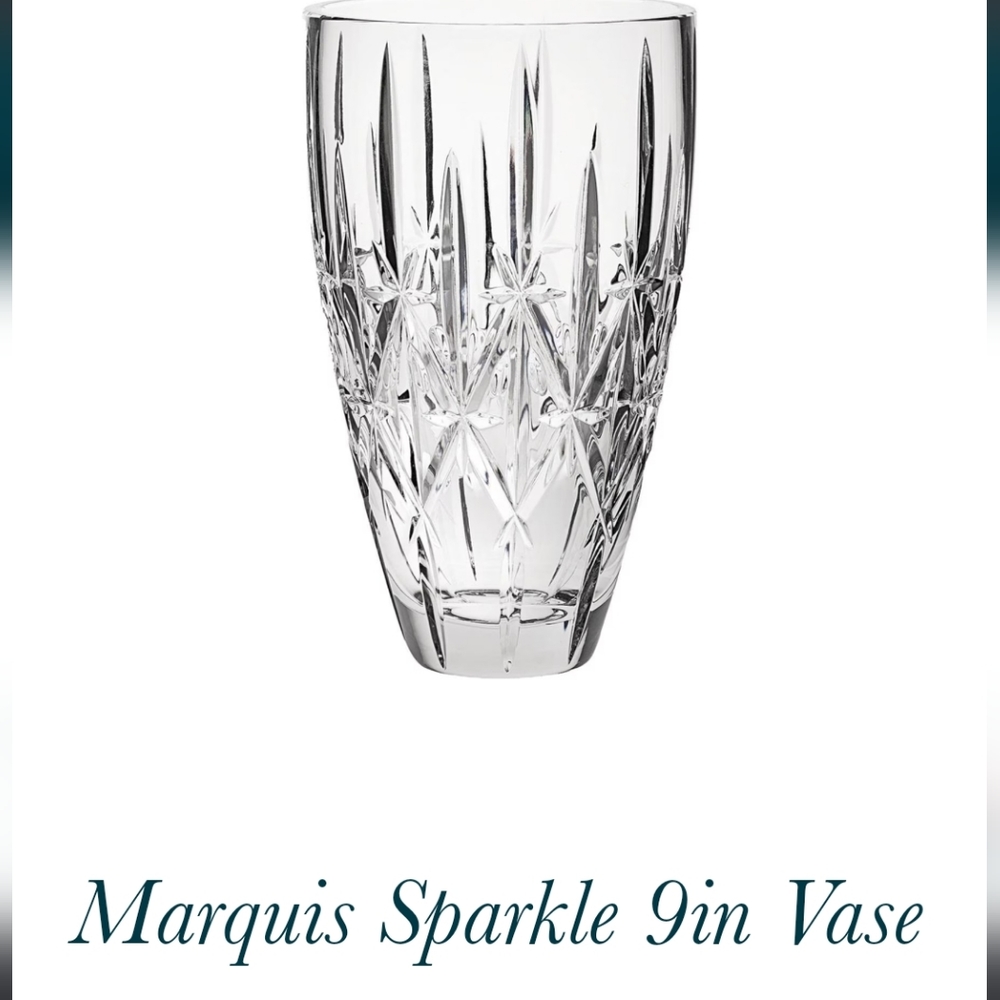 Crystal vase by waterford